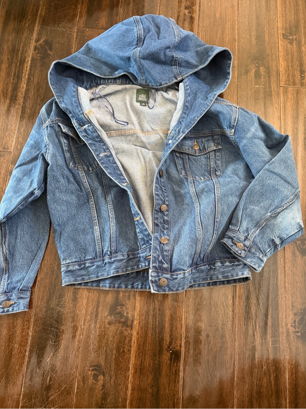 Hooded Denim Jacket